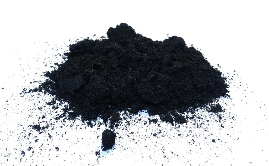 Holzkohlepulver [ Hanf], sehr fein, 100µm, hemp charcoal powder