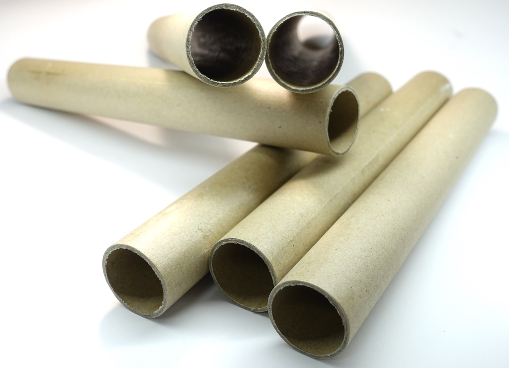 30,4 mm Papphülse, Grau, fest, 30,4 x 34,9 x 270mm, parallel, paper tube  30,4 mm Papphülse, Grau, fest, 30,4 x 34,9 x 270mm, parallel, paper tube