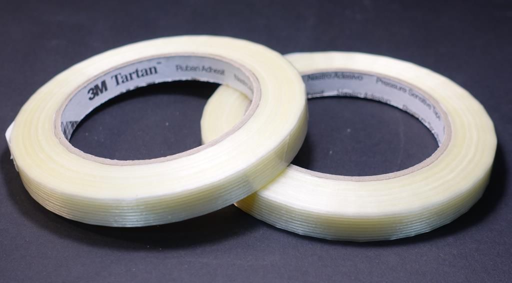 12mm Filamentklebeband, 50m pro Rolle, 12mm x 50m, 3M Tartan, ABVERKAUF