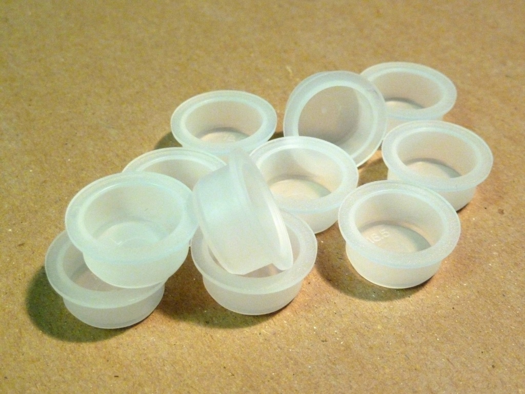 18,0mm Schutzstopfen, LDPE, natur, mit Bund, Kunststoff, "Stöpsel"
